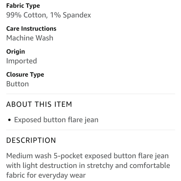 Dollhouse Jackie High Rise Distressed Released Hem Flare Jeans Size 5 - Picture 4 of 9